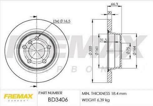 FREMAX BD-1102 - Discofreno autozon.pro