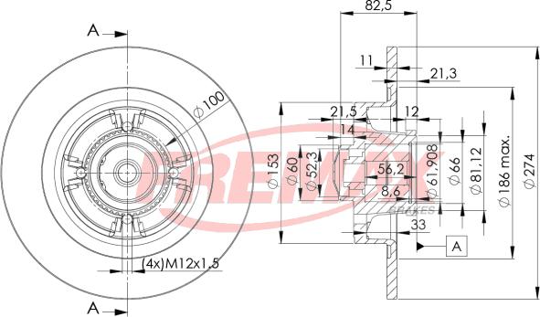 FREMAX BD-1181 - Discofreno autozon.pro