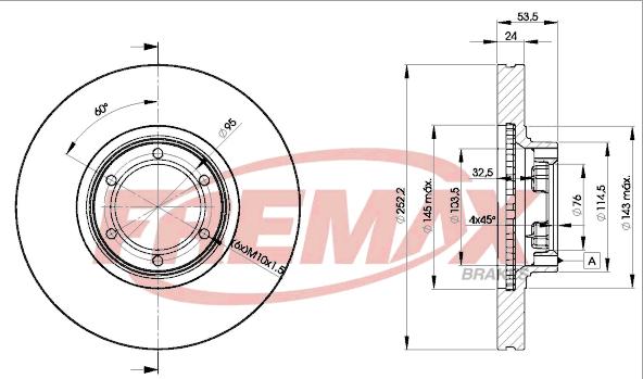 FREMAX BD-1367 - Discofreno autozon.pro