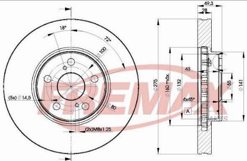 FREMAX BD-1244-KT - Tamburo freno autozon.pro