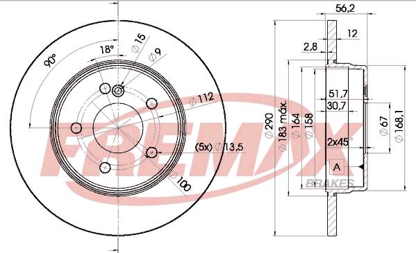 FREMAX BD-1213 - Discofreno autozon.pro