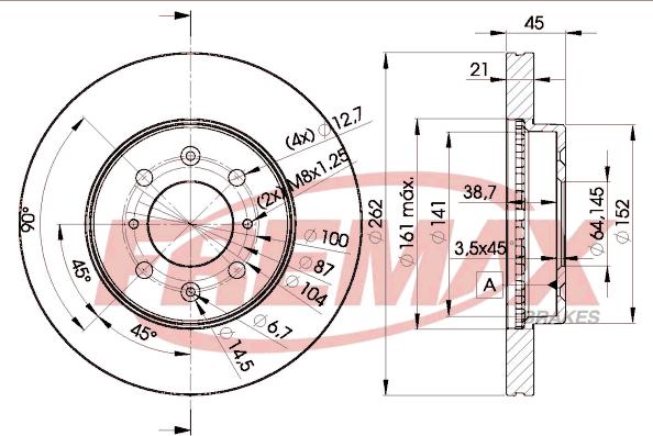 FREMAX BD-1700 - Discofreno autozon.pro