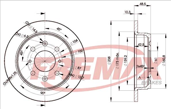 FREMAX BD-1703 - Discofreno autozon.pro