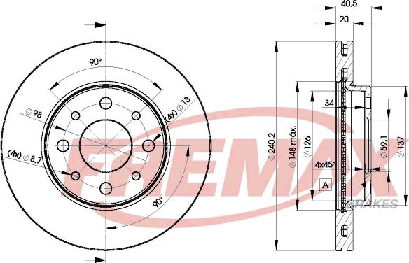 FREMAX BD-8929 - Discofreno autozon.pro