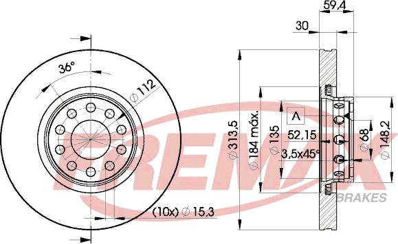 FREMAX BD-8015 - Discofreno autozon.pro