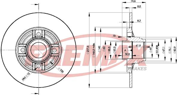 FREMAX BD-8078 - Discofreno autozon.pro