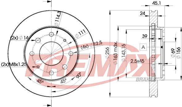 FREMAX BD-8107 - Discofreno autozon.pro