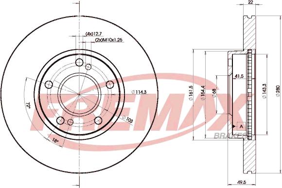 FREMAX BD-8801 - Discofreno autozon.pro