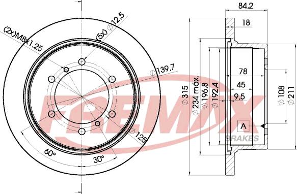 FREMAX BD-8797 - Discofreno autozon.pro