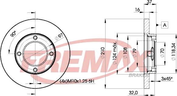 FREMAX BD-8702 - Discofreno autozon.pro