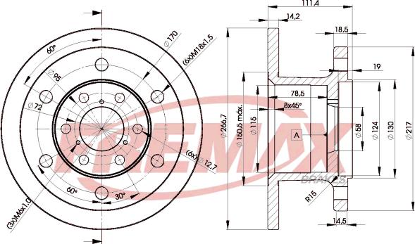 FREMAX BD-3907 - Discofreno autozon.pro