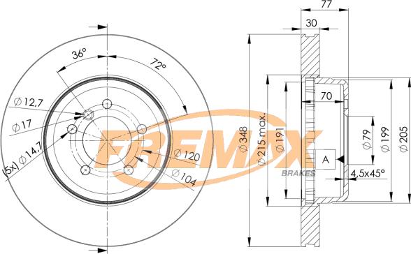 FREMAX BD-3402 - Discofreno autozon.pro