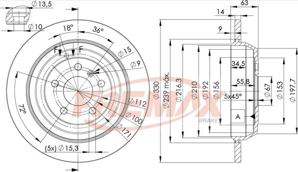 FREMAX BD-3508 - Discofreno autozon.pro