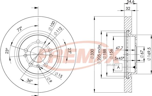 FREMAX BD-3507 - Discofreno autozon.pro