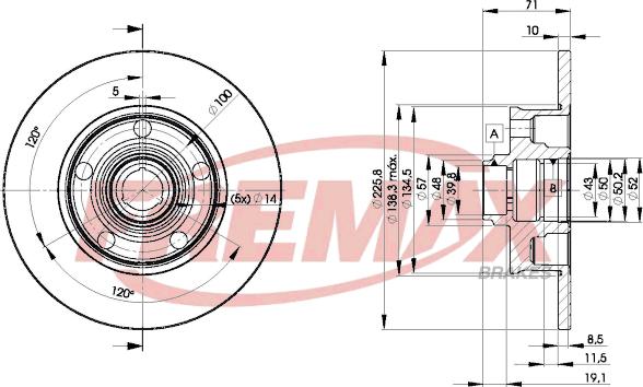 FREMAX BD-3576 - Discofreno autozon.pro