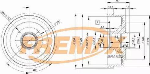 FREMAX BD-3030 - Tamburo freno autozon.pro