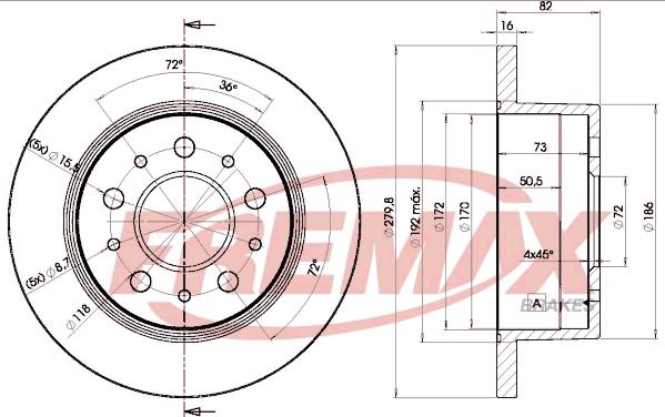 FREMAX BD-3806 - Discofreno autozon.pro