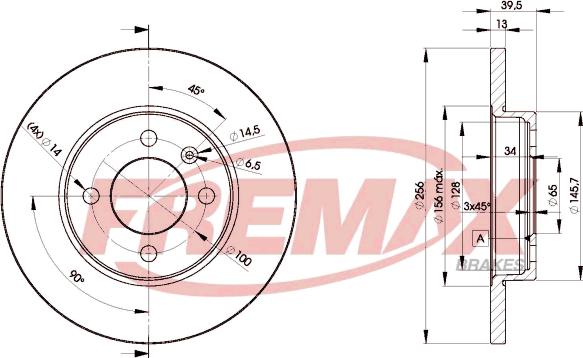 FREMAX BD-3392 - Discofreno autozon.pro