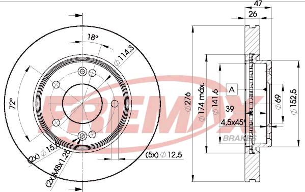 FREMAX BD-3290 - Discofreno autozon.pro