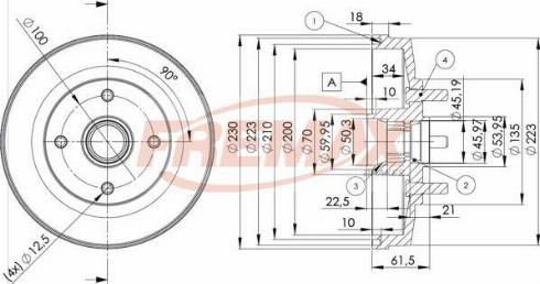 FREMAX BD-3247-KT - Tamburo freno autozon.pro