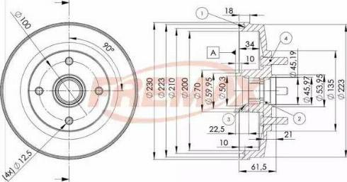 FREMAX BD-3247 - Tamburo freno autozon.pro