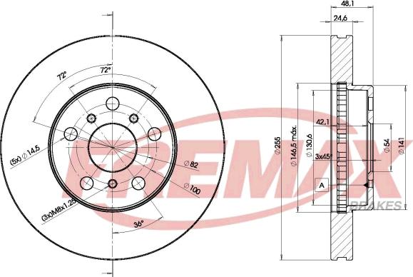 FREMAX BD-3286 - Discofreno autozon.pro