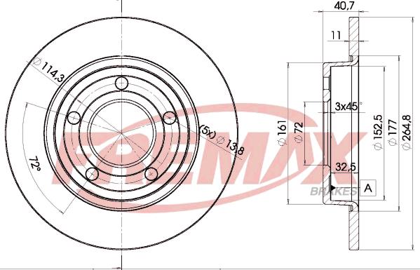 FREMAX BD-3275 - Discofreno autozon.pro