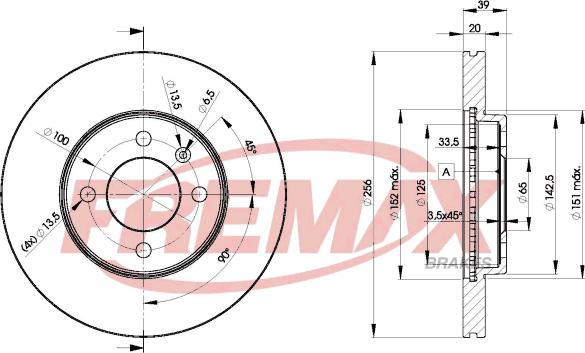 FREMAX BD-3790 - Discofreno autozon.pro