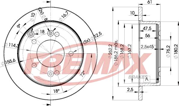 FREMAX BD-2905 - Discofreno autozon.pro