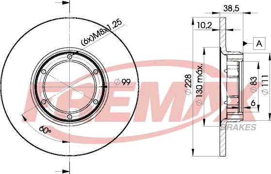 FREMAX BD-2500 - Discofreno autozon.pro