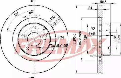 FREMAX BD-2630 - Discofreno autozon.pro