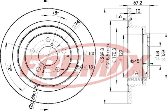 FREMAX BD-2670 - Discofreno autozon.pro