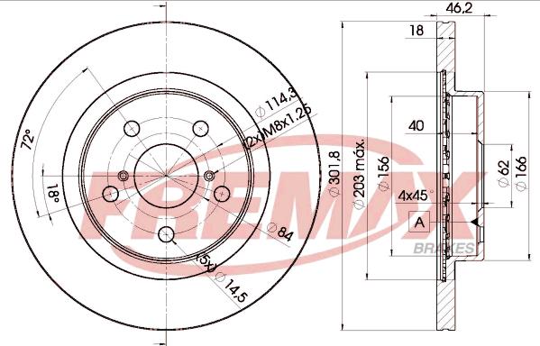 FREMAX BD-2010 - Discofreno autozon.pro