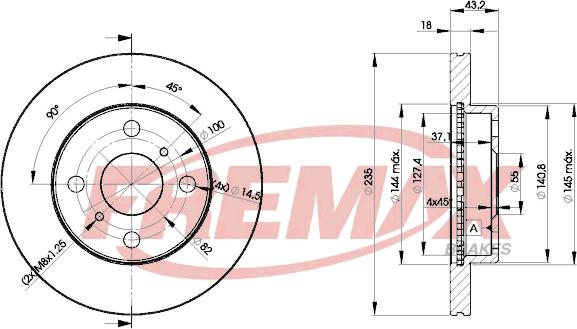 FREMAX BD-2020 - Discofreno autozon.pro