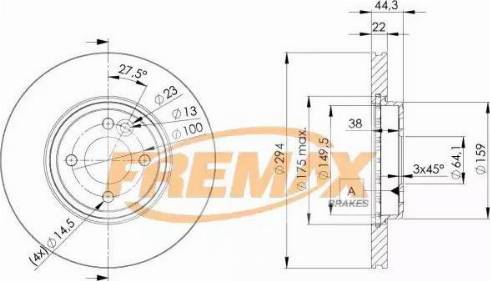 FREMAX BD-2892 - Discofreno autozon.pro