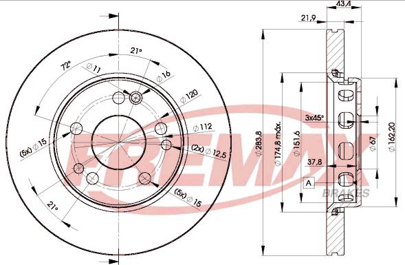 FREMAX BD-2312 - Discofreno autozon.pro