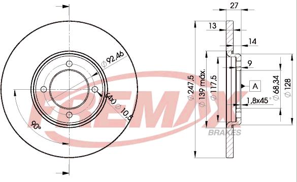 FREMAX BD-2375 - Discofreno autozon.pro