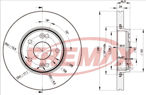 FREMAX BD-2234 - Discofreno autozon.pro