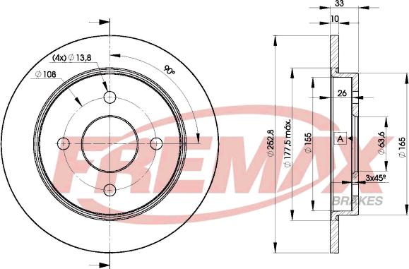 FREMAX BD-7969 - Discofreno autozon.pro