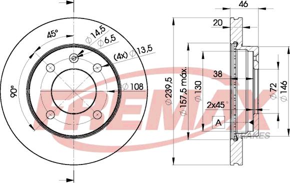 FREMAX BD-7968 - Discofreno autozon.pro