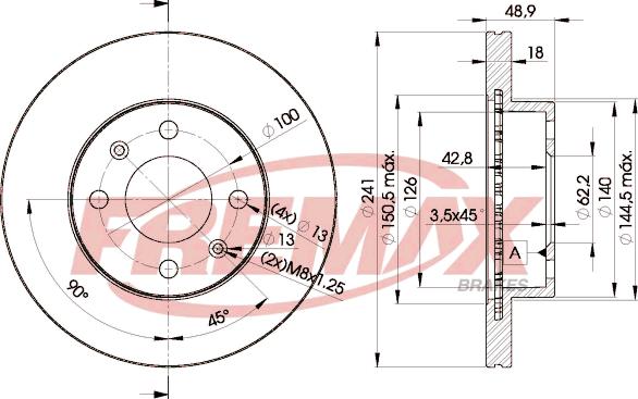 FREMAX BD-7500 - Discofreno autozon.pro