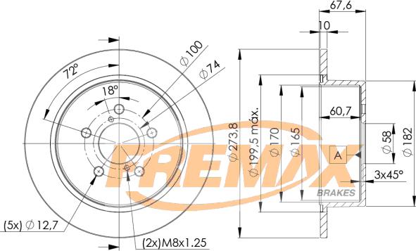 FREMAX BD-7033 - Discofreno autozon.pro