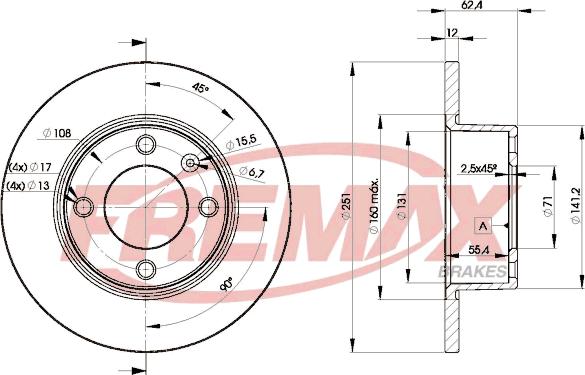 FREMAX BD-7812 - Discofreno autozon.pro