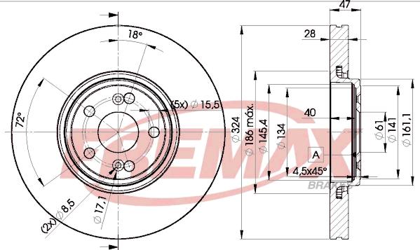 FREMAX BD-7357 - Discofreno autozon.pro