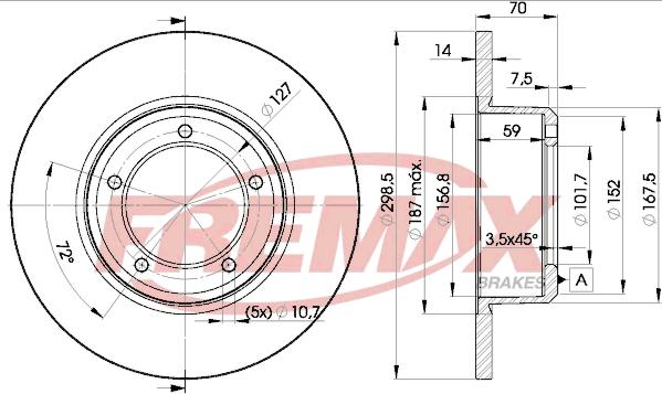 FREMAX BD-7329 - Discofreno autozon.pro