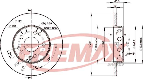 FREMAX BD-7210 - Discofreno autozon.pro