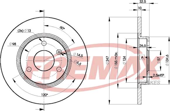 FREMAX BD-7276 - Discofreno autozon.pro