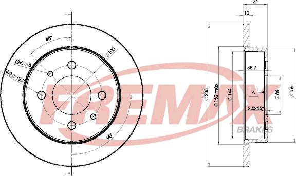 FREMAX BD-7763 - Discofreno autozon.pro