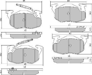 FREMAX FBP-0464 - Kit pastiglie freno, Freno a disco autozon.pro