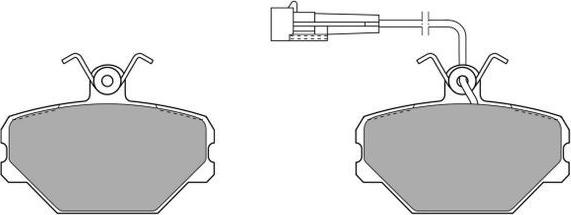 FREMAX FBP-0596 - Kit pastiglie freno, Freno a disco autozon.pro